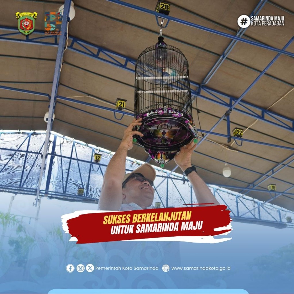 Lomba Burung Berkicau Wali Kota Feat IKM Cup 2, Andi Harun : Junjung Sportivitas dan Jalin Silaturahmi