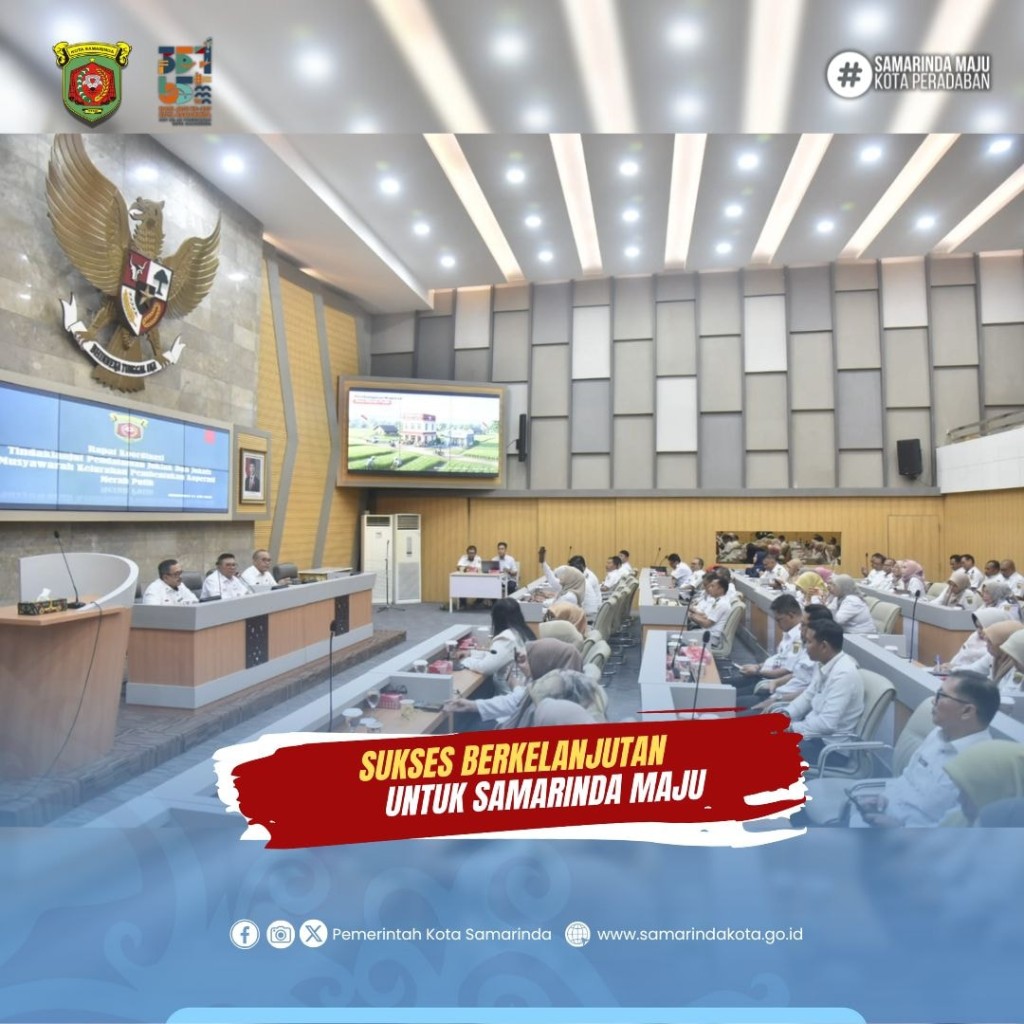 Wawali Kota Samarinda Pimpin Rakor Pembentukan Koperasi Merah Putih.