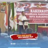 Saefuddin Zuhri Wawali kota Samarinda Buka Rakerkot KONI Samarinda tahun 2025.