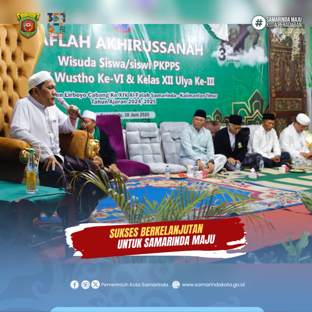Wawali Saefuddin Zuhri Hadiri Wisudawan Santri Ponpes Al Falah Samarinda