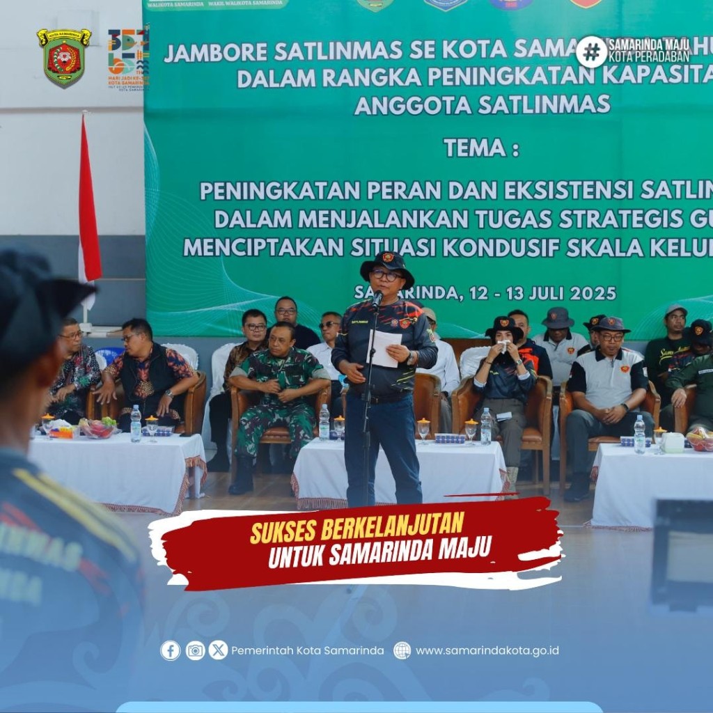 Saefuddin Zuhri buka Jambore Satlinmas 2025.