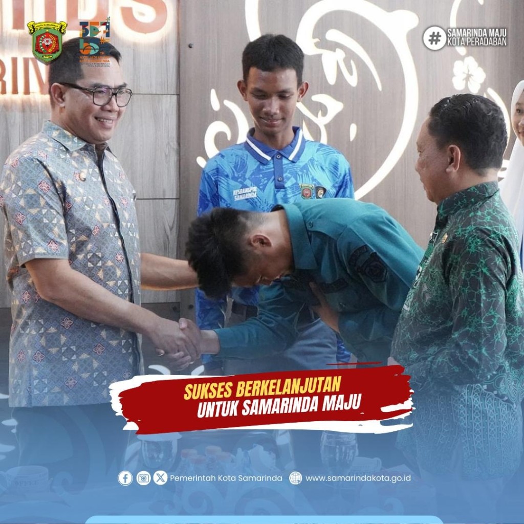 Sambut Calon Paskibraka Samarinda yang Lolos Seleksi Provinsi dan Nasional, Ini Pesan Moral Wali Kota