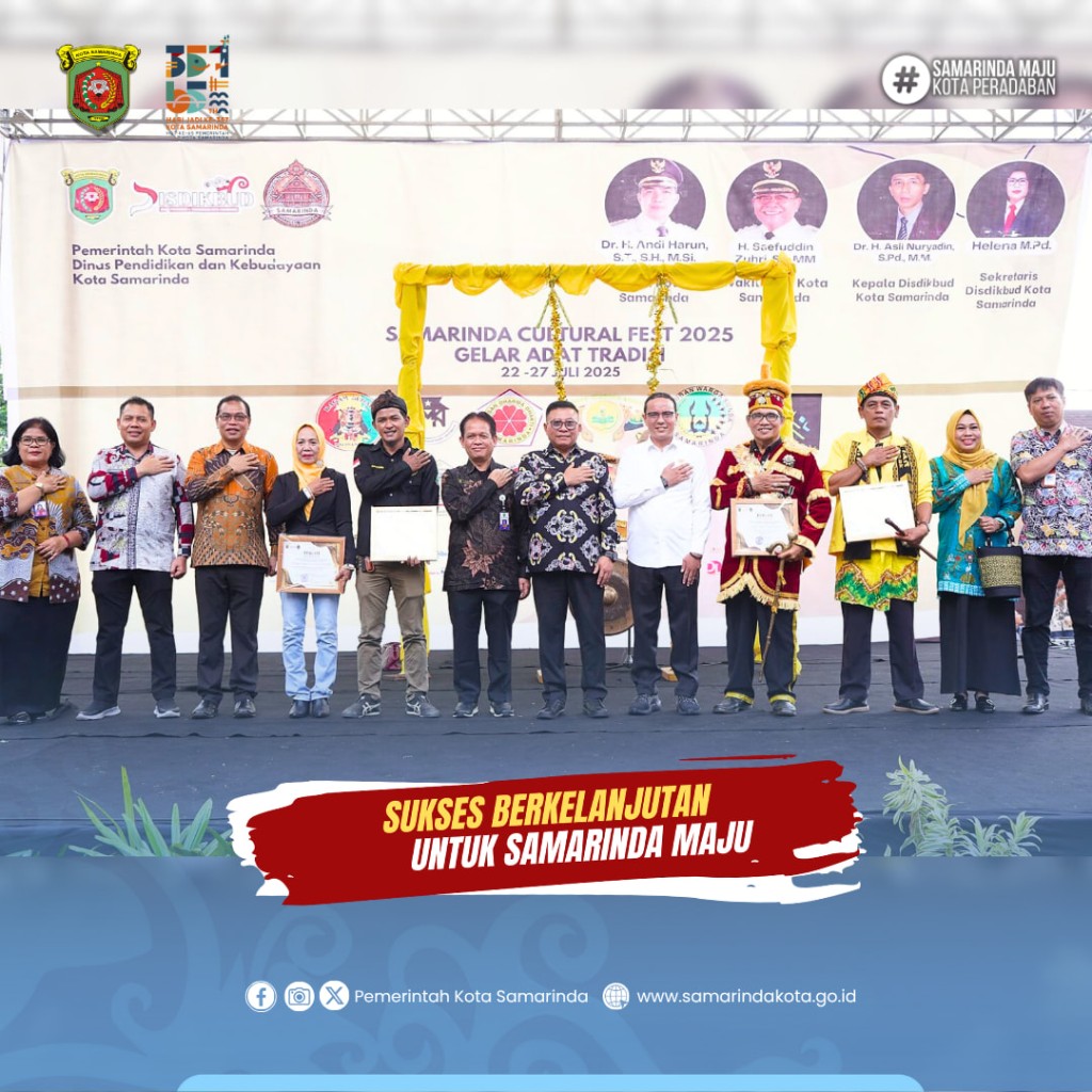 Samarinda Culture Festival 2025 Resmi Dibuka: Wujud Harmoni Keberagaman Budaya di Kota Tepian