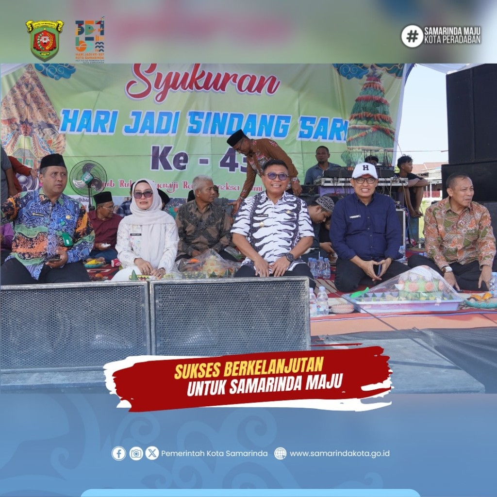 Wakil Wali Kota Samarinda Hadiri Karnaval dan Tasyakuran HUT ke-43 Sindang Sari