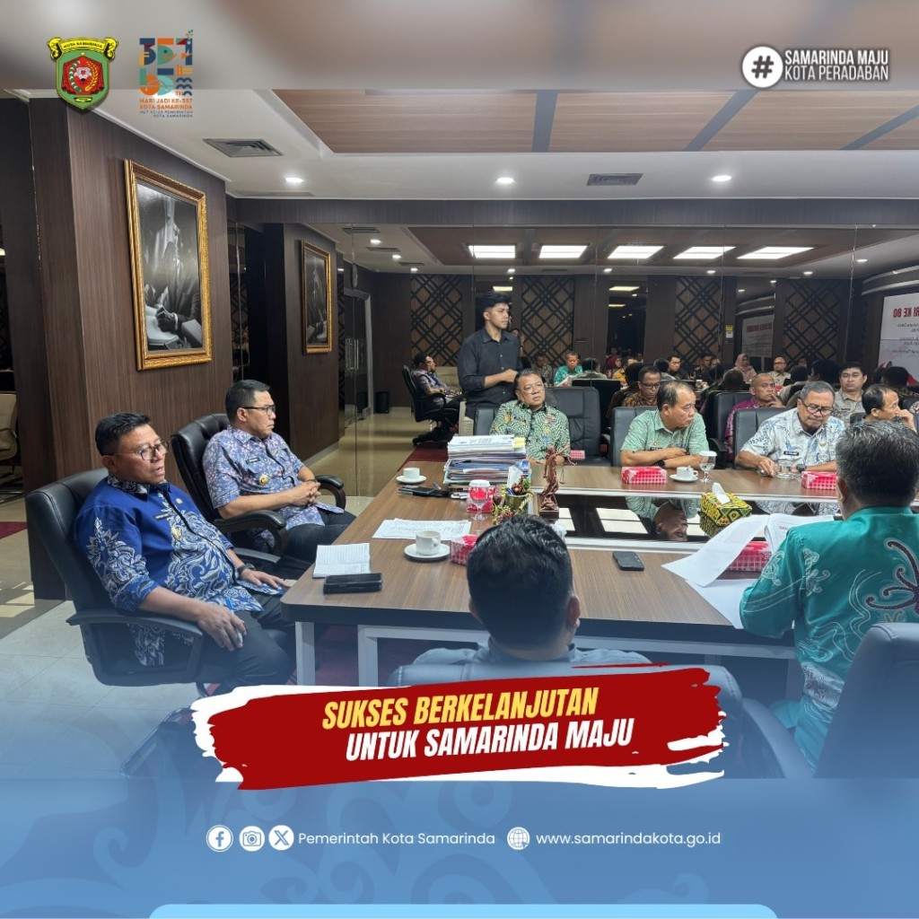 Wali Kota Andi Harun Matangkan Persiapan Kegiatan HUT RI