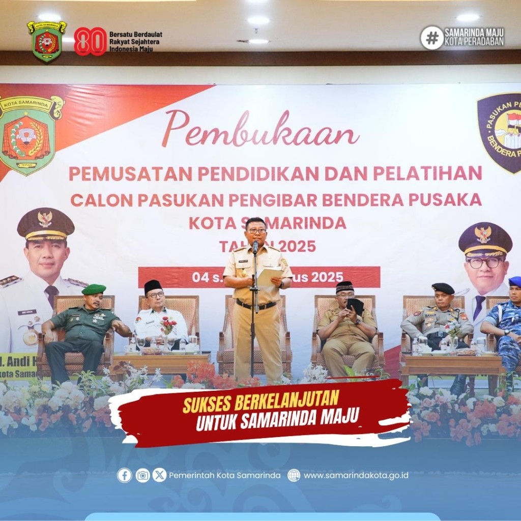 Wakil Wali Kota Buka Diklat Calon Paskibraka Samarinda 2025: 42 Peserta Siap Jalani Pelatihan Intensif