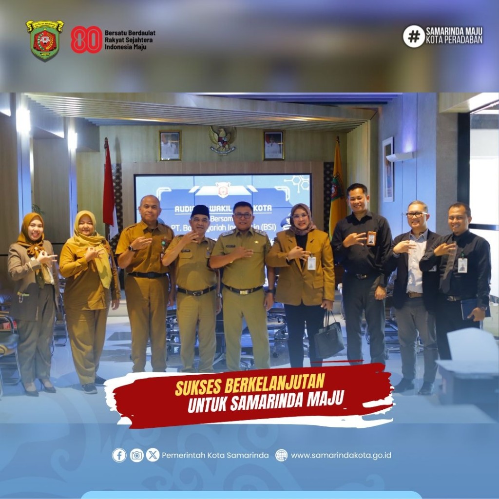 Sinergi Dalam Peningkatan PAD, Wawali Saefuddin Zuhri Terima Audensi BSI