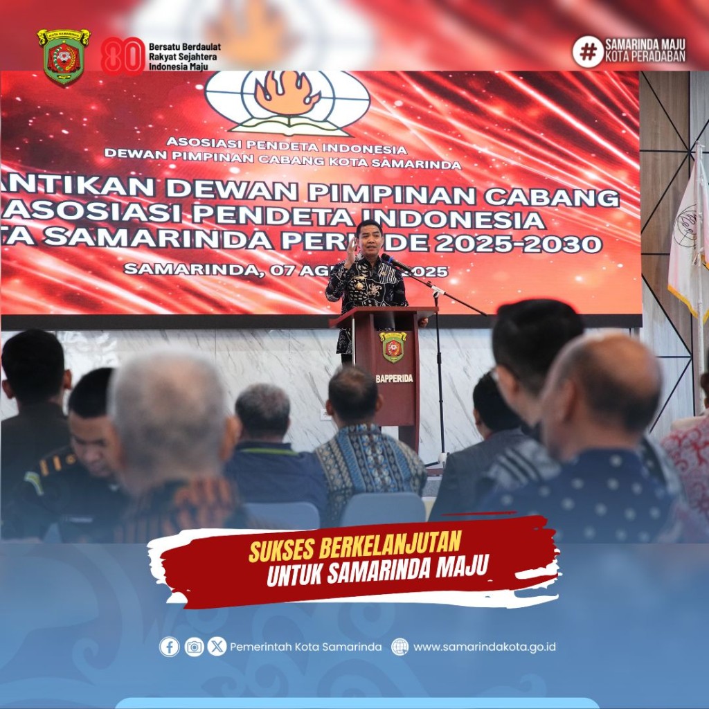 Andi Harun Hadiri Pelantikan DPC API Kota Samarinda Periode 2025–2030