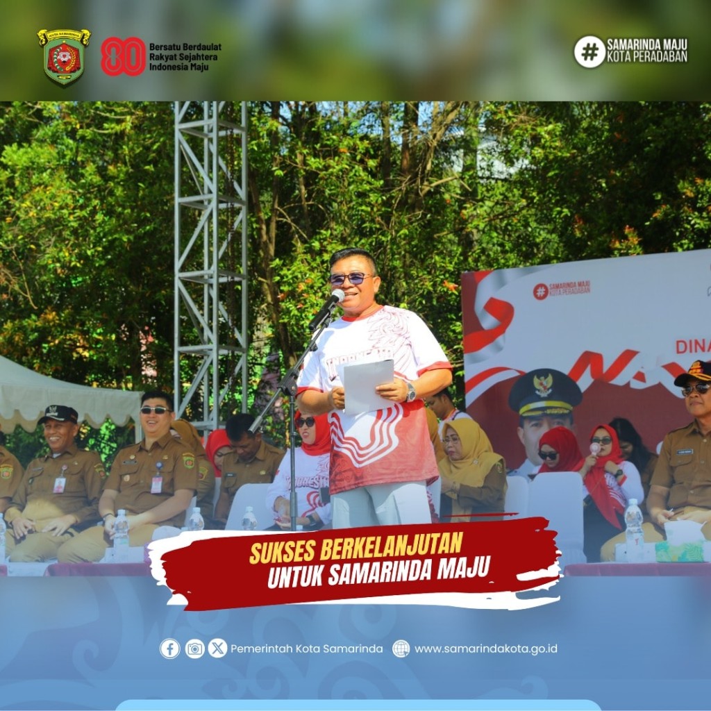 Semarak HUT RI, Wawali Saefuddin Zuhri Buka Lomba 17-an Jenjang SD dan SMP se Kota Samarinda