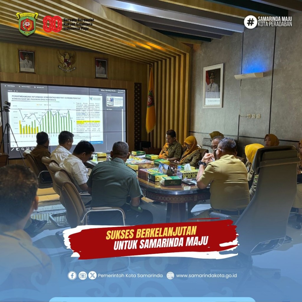 Wakil Wali Kota Samarinda Ikuti Rakor Inflasi, Tekankan Stabilitas Pasar dan Distribusi Pangan