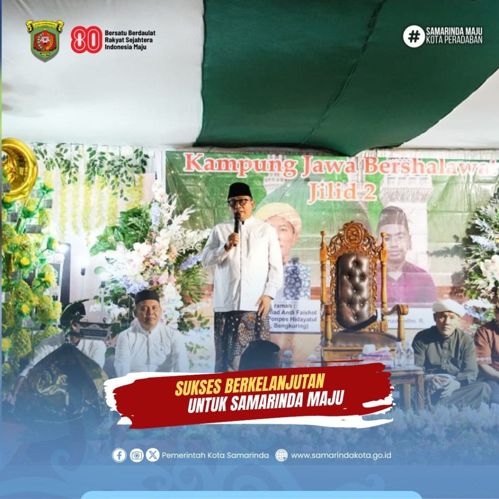 Wakil Wali Kota Samarinda Hadiri Kampung Jawa Bersholawat jilid II