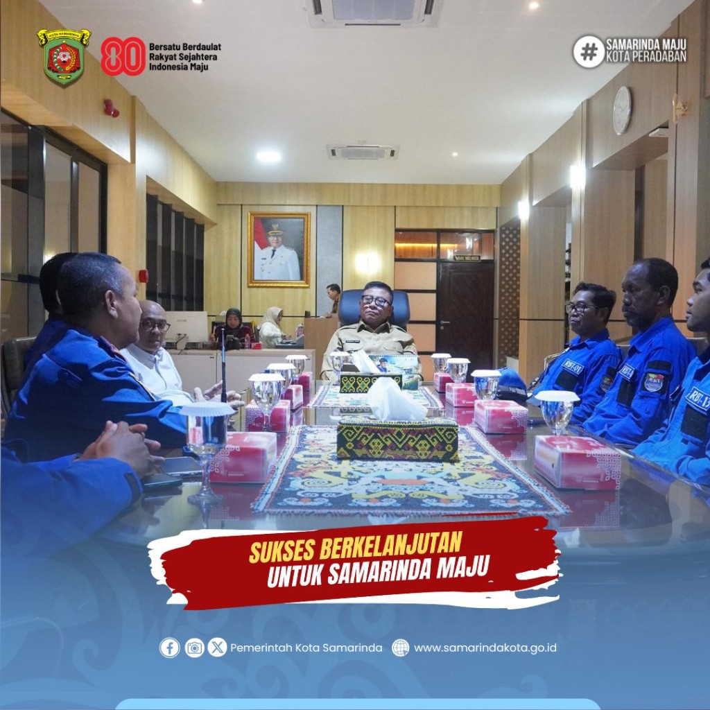 Wawali Samarinda Apresiasi Relawan Bubuhan Tupang yang Aktif Bantu Disdamkar