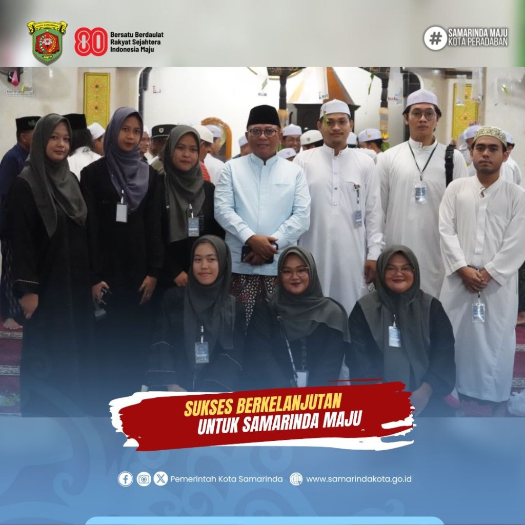 Wawali Samarinda Hadiri Peringatan Maulid Nabi Muhammad SAW di Masjid Raudhatul Jannah Lok Bahu