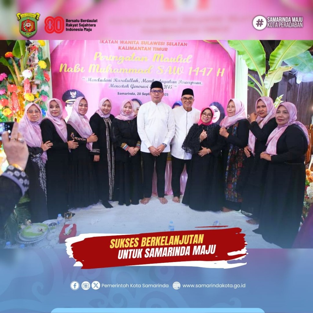 Wali Kota Andi Harun Hadiri Maulid Nabi Sekaligus Silaturahmi Bersama Pengurus IWSS Kaltim