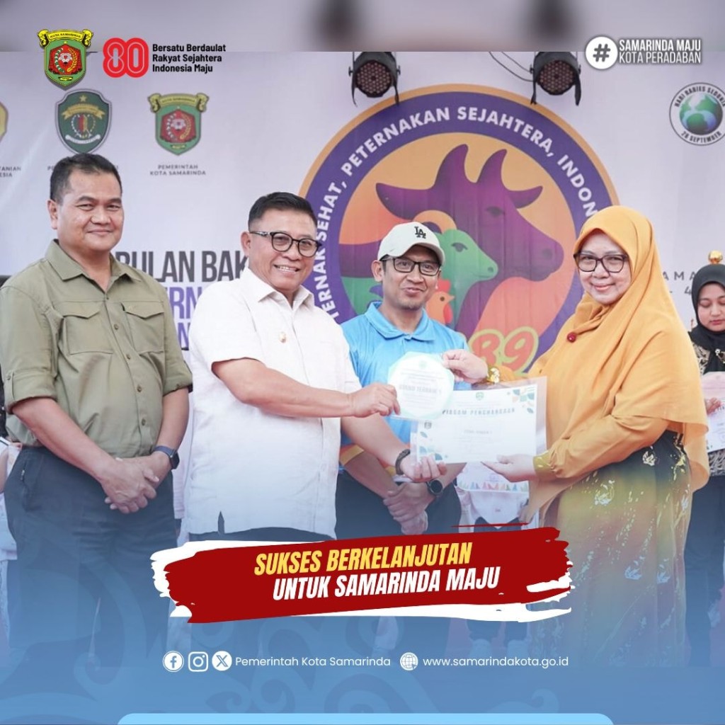 Wakil Wali Kota Samarinda Tutup Bulan Bakti Peternakan dan Kesehatan Hewan ke-189