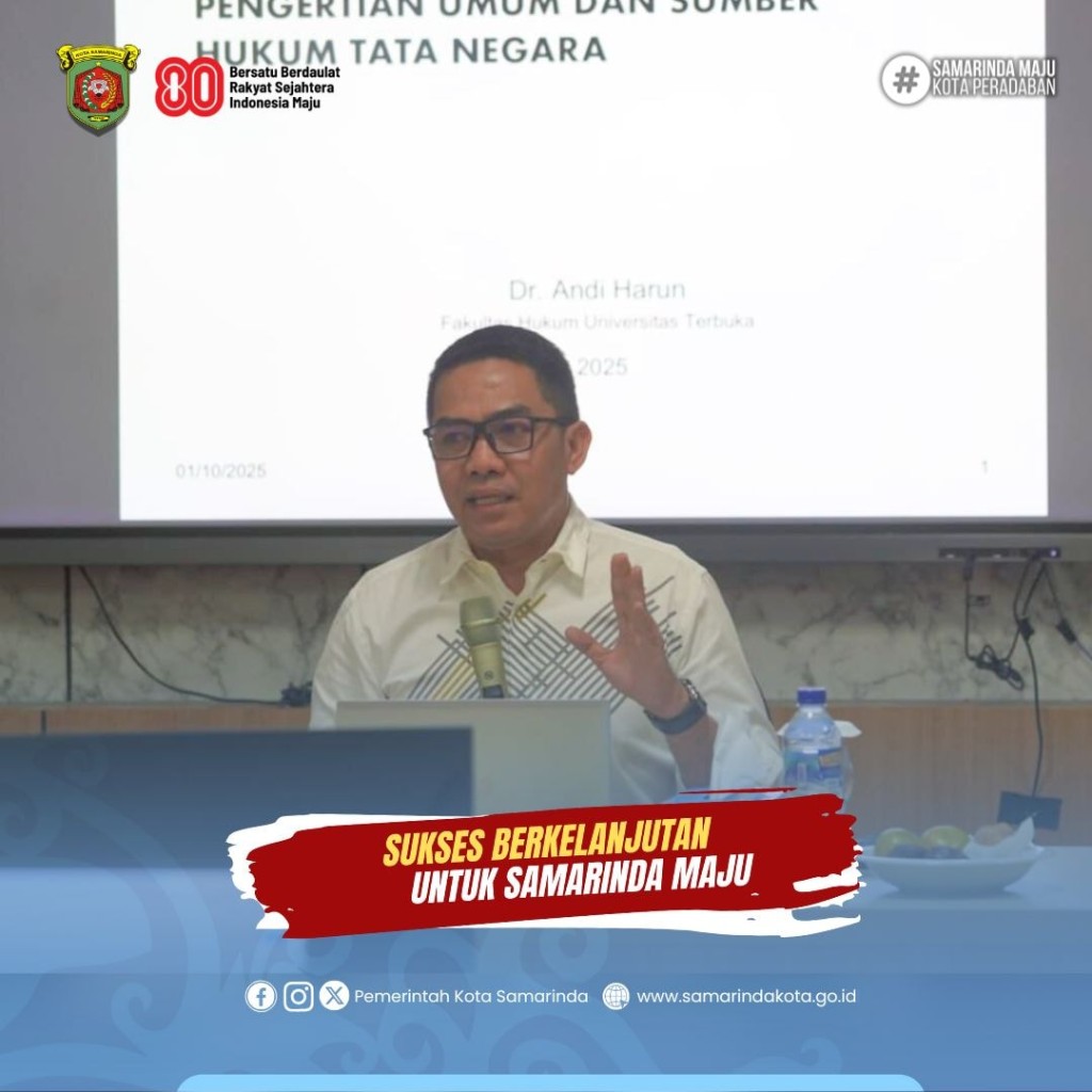 Wali Kota Andi Harun Beri Mata Kuliah Hukum Tata Negara ke Mahasiwa UT