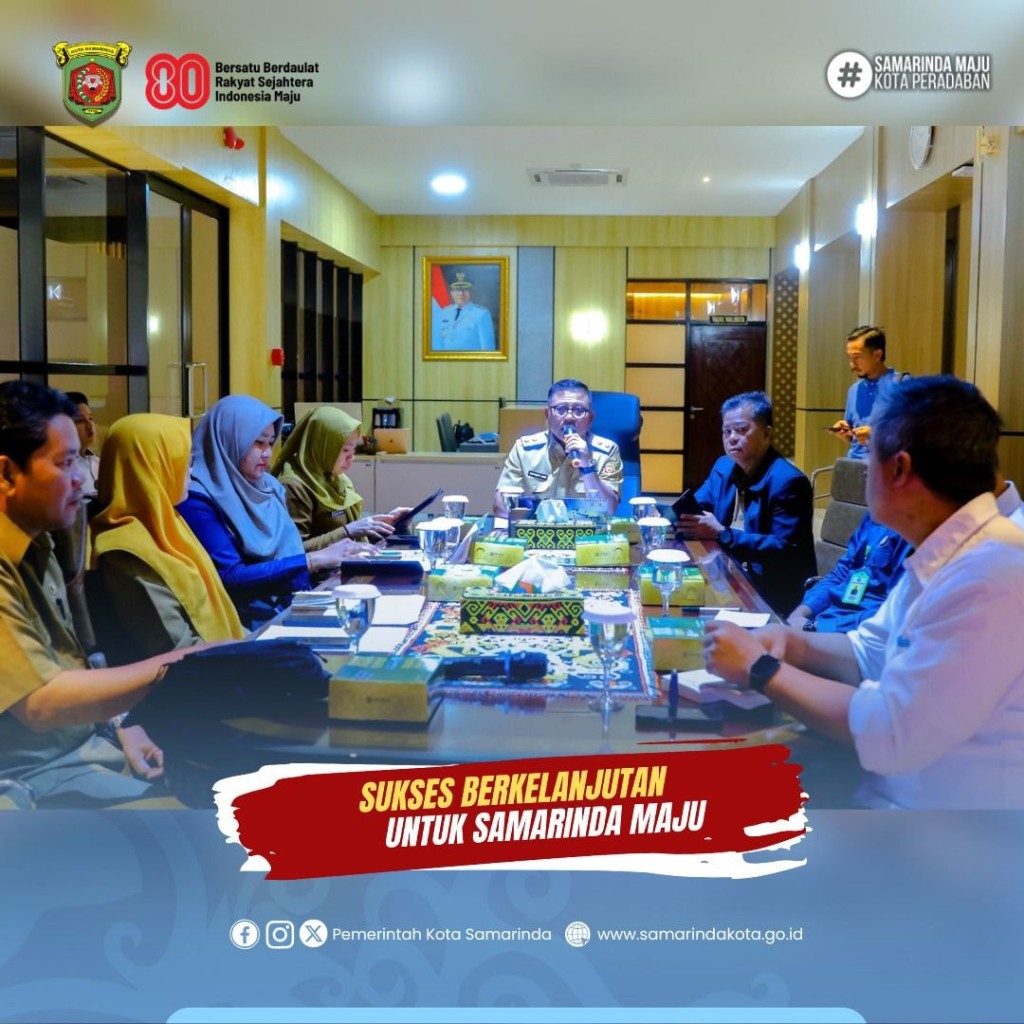 Wakil Wali Kota Saefuddin Zuhri Pimpin Rakor Pengendalian Inflasi: Samarinda Tetap Aman, Inflasi Terkendali di Angka 2,16 Persen