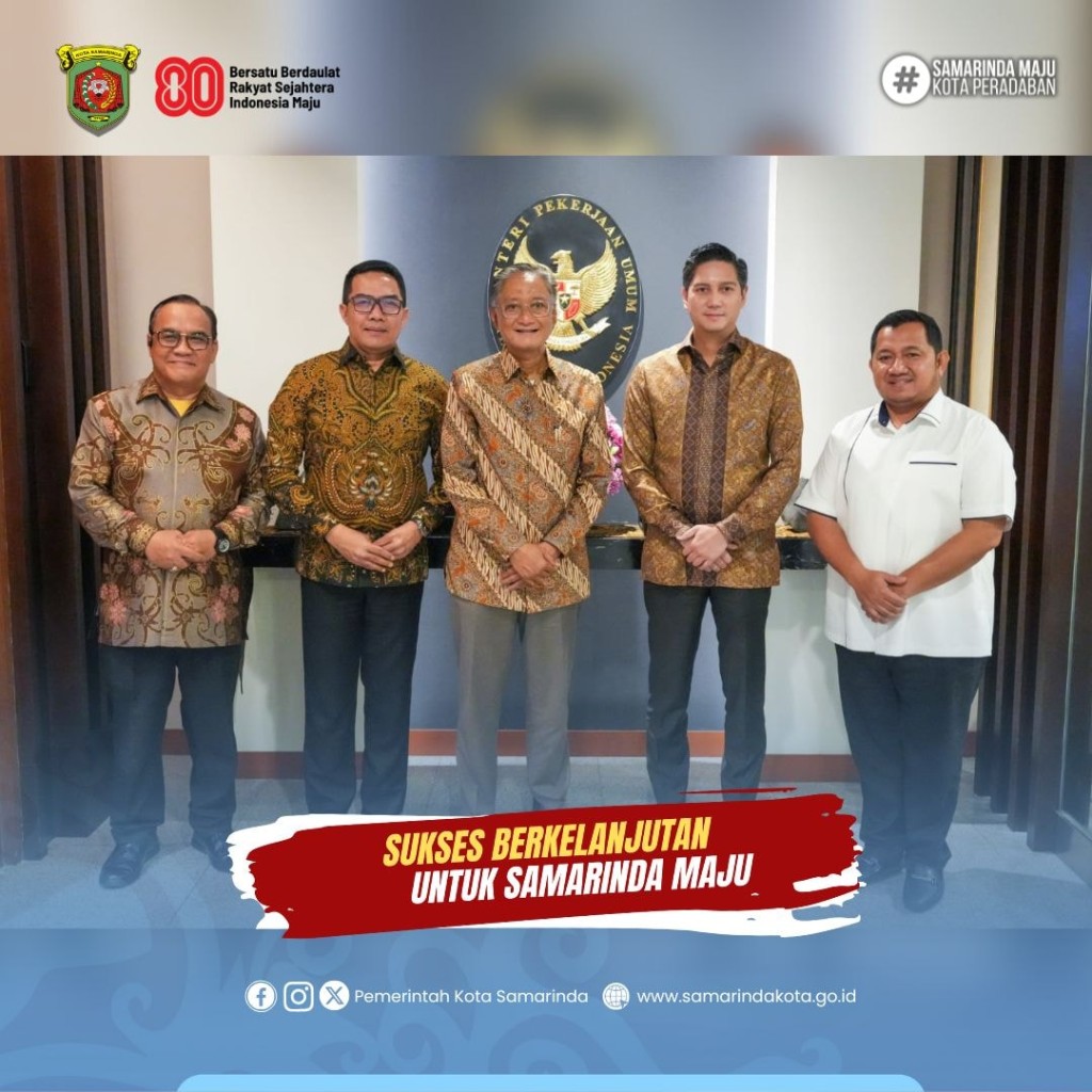 Perjuangkan Infrastruktur Pengendalian Banjir, Wali Kota Samarinda Temui Menteri PU