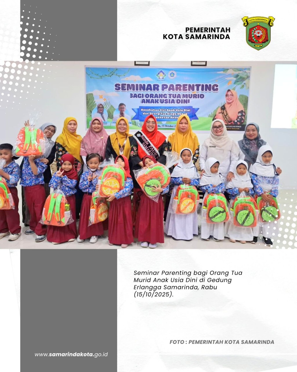 Bunda PAUD Tekankan Peran Orang Tua dalam Seminar Parenting, Rinda: Kita Tak Hanya Memberi Makan, Tapi Juga Makna