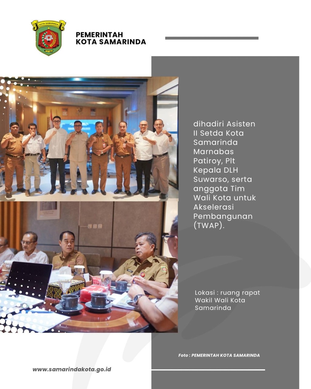 Wawali Samarinda Sambut Tawaran Teknologi Kebersihan Modern Asal Turki