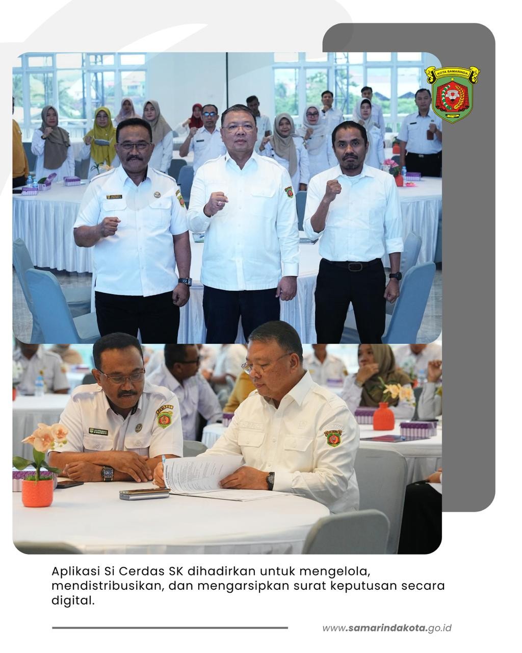 Pemkot Samarinda Luncurkan Aplikasi “Si Cerdas SK” untuk Reformasi Tata Kelola Surat Keputusan
