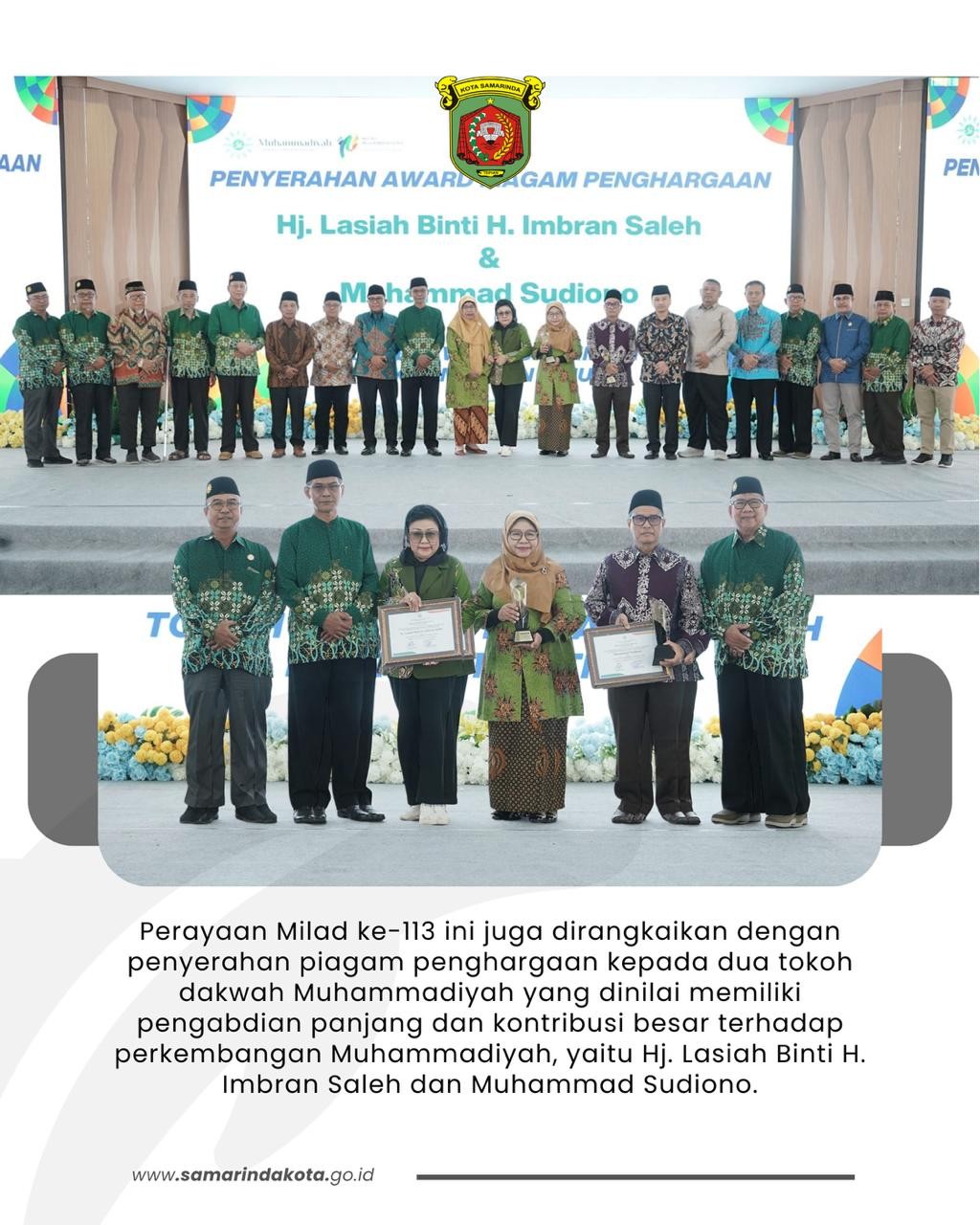 Hadiri Milad Muhammadiyah ke-113, Wawali Saefuddin Zuhri Puji Kontribusi Besar Muhammadiyah