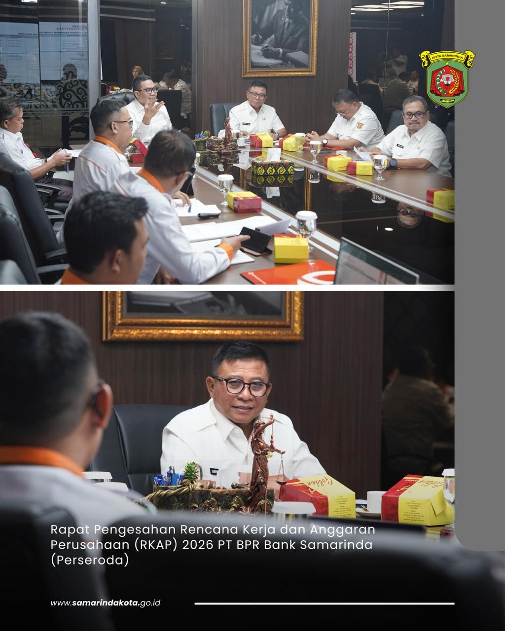 Wali Kota Minta Bank Samarinda Ambisius Capai Perubahan di 2026