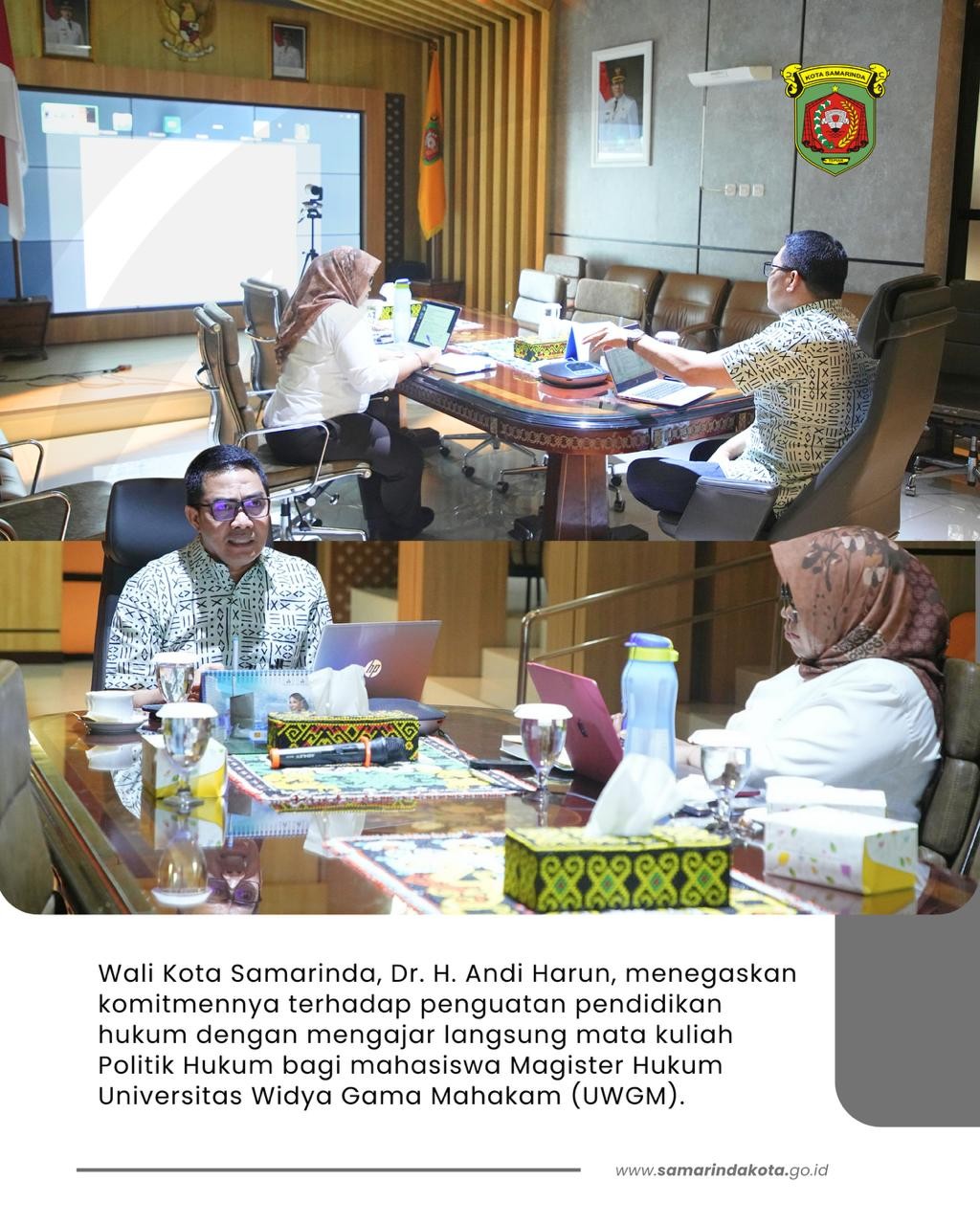 Dari Balai Kota ke Ruang Kuliah, Andi Harun Dorong Penguatan Politik Hukum