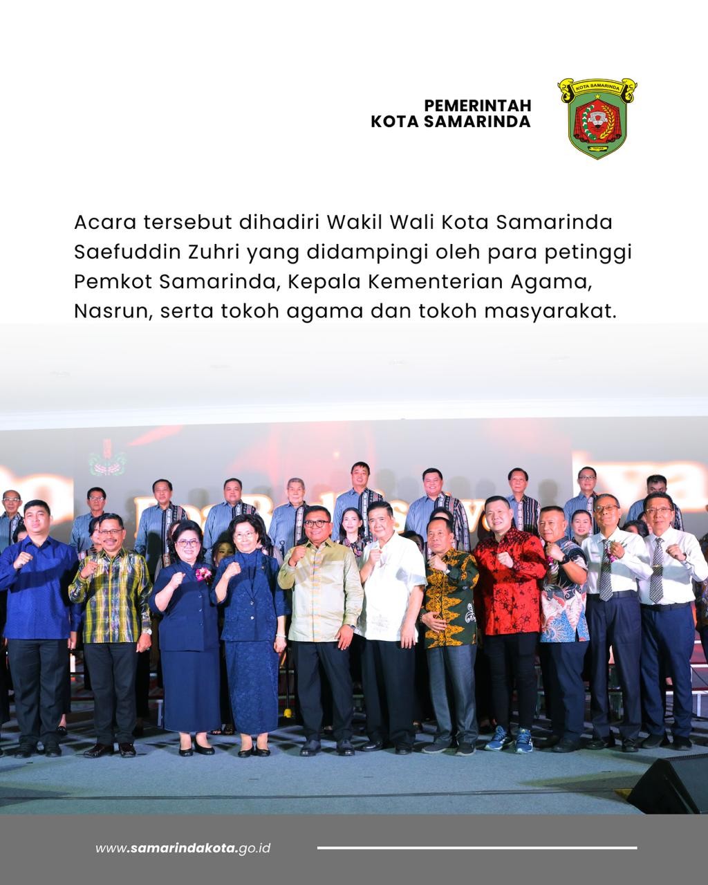 Hadiri Perayaan HUT ke-30 Vihara Eka Dharma Manggala, Wawali Saefruddin Zuhri Tegaskan Samarinda Rumah Bersama Umat Beragama