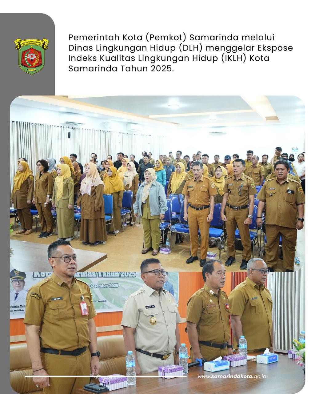 Samarinda Menuju Kota Hijau: DLH Paparkan IKLH 2025 dan Langkah Nyata Pengelolaan Lingkungan