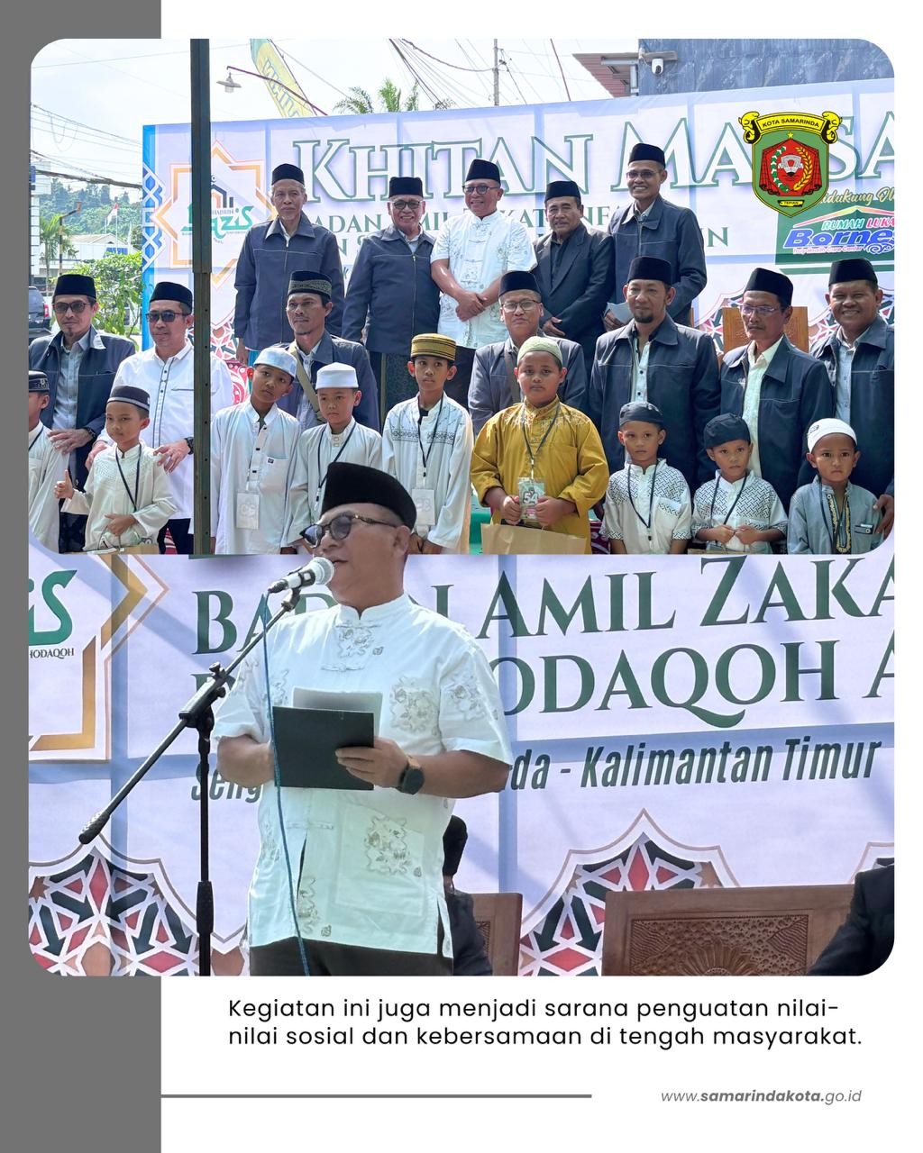 Khitanan Massal Al-Muhajirin Jadi Wujud Kepedulian Sosial, Wawali Dorong Pembentukan Karakter Anak