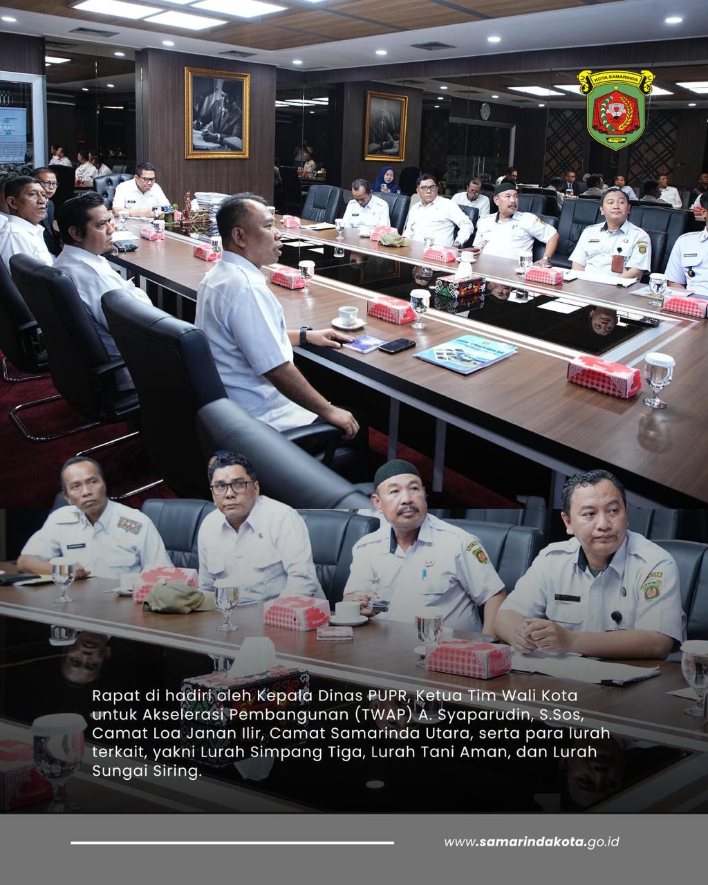Wali Kota Samarinda Tekankan Penanganan Banjir Terpadu di Sungai Siring, Samarinda Utara dan Loa Janan Ilir