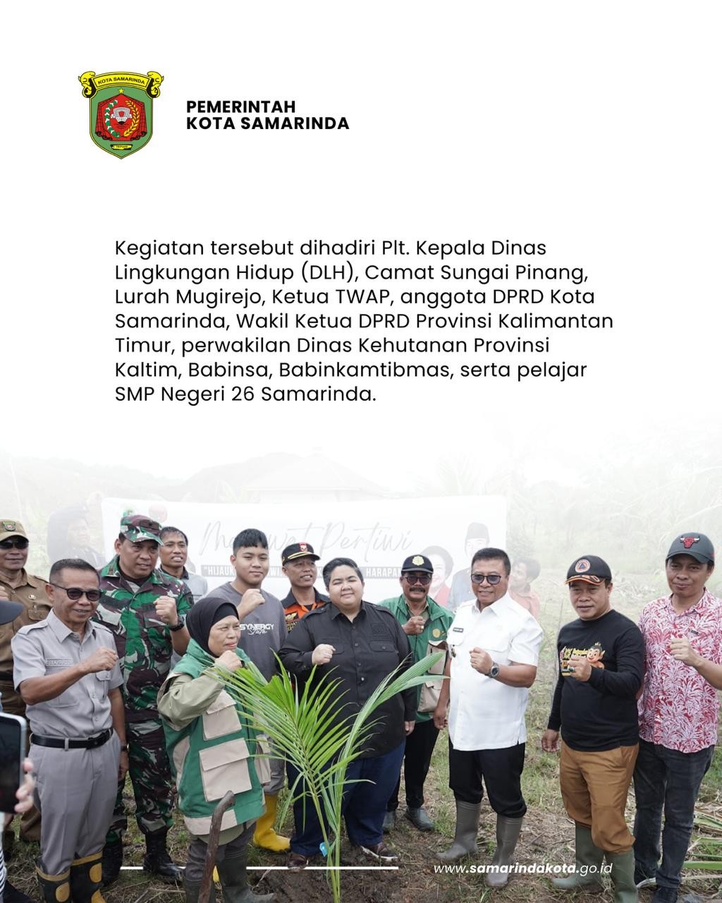 Hadiri Penghijauan Kelompok Tani Rahayu, Wakil Wali Kota Saefuddin Zuhri Dorong Penanaman Pohon Berkelanjutan