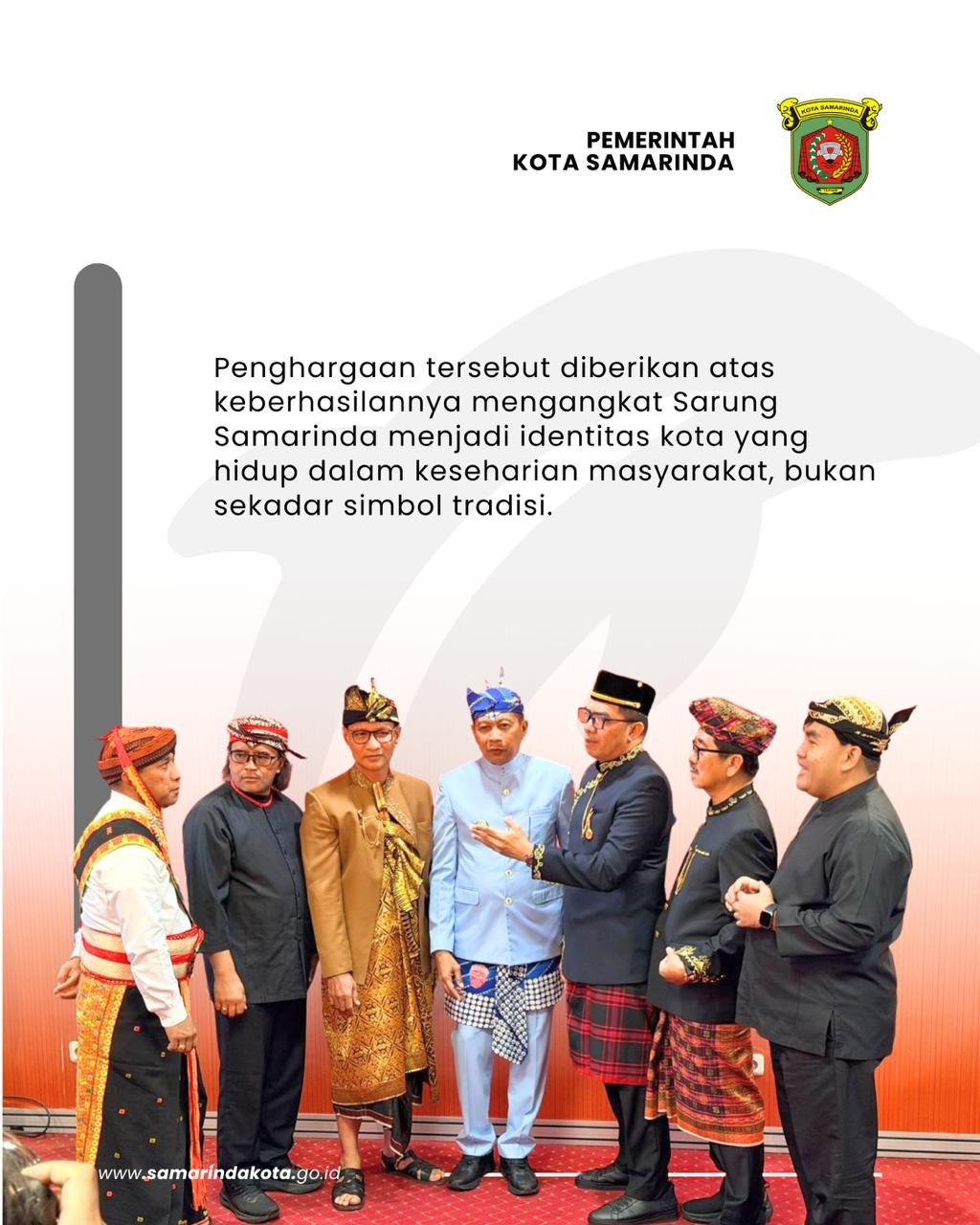 Sarung Samarinda Antar Andi Harun Raih Trofi Abyakta di Anugerah Kebudayaan PWI 2026
