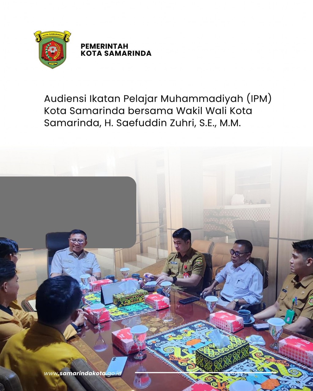 IPM Samarinda Rancang Safari Dakwah Pelajar, Wawali Dorong Penguatan Karakter Pemuda