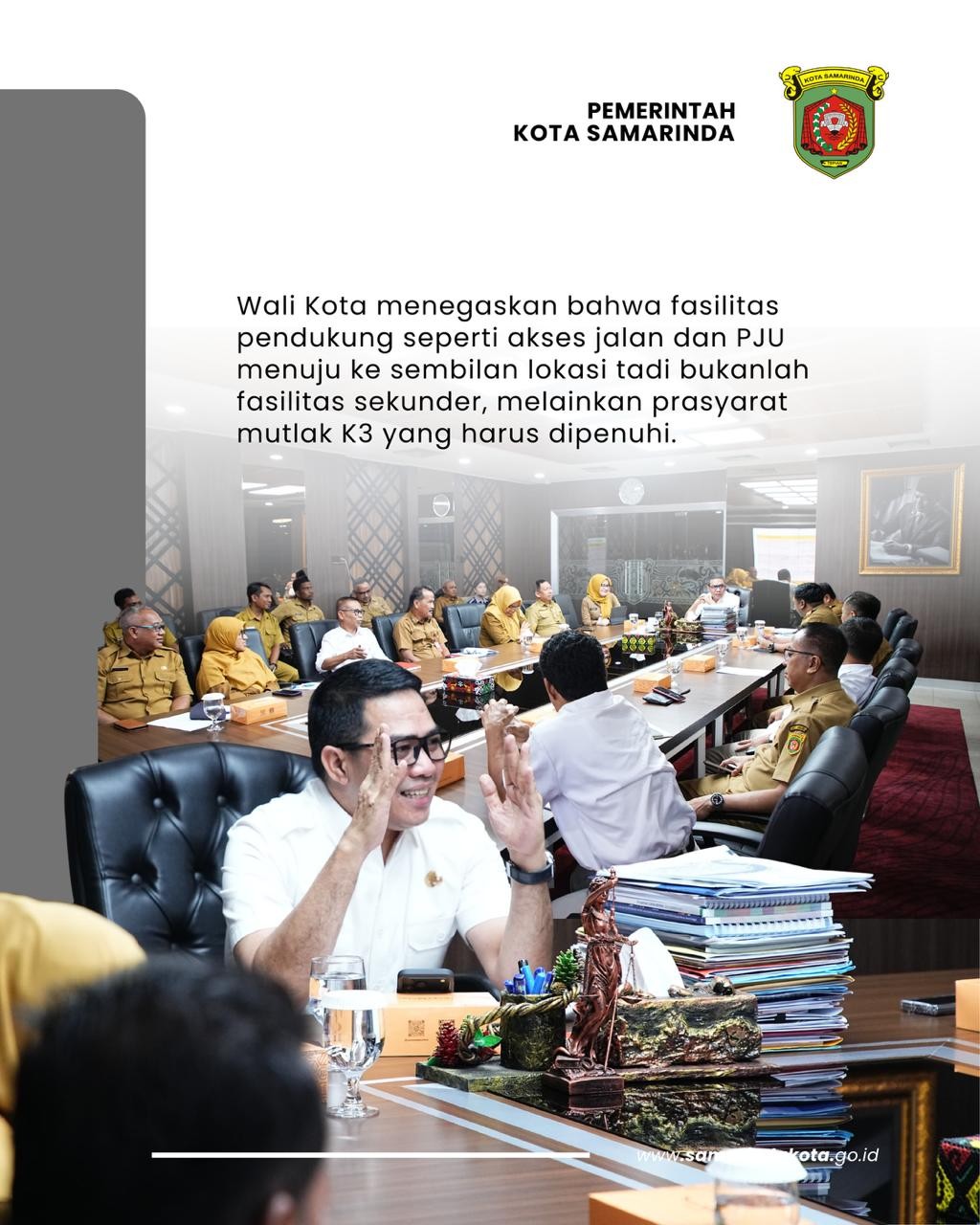 Wali Kota Samarinda Pimpin Rapat Paparan Progres Pembangunan Incinerator