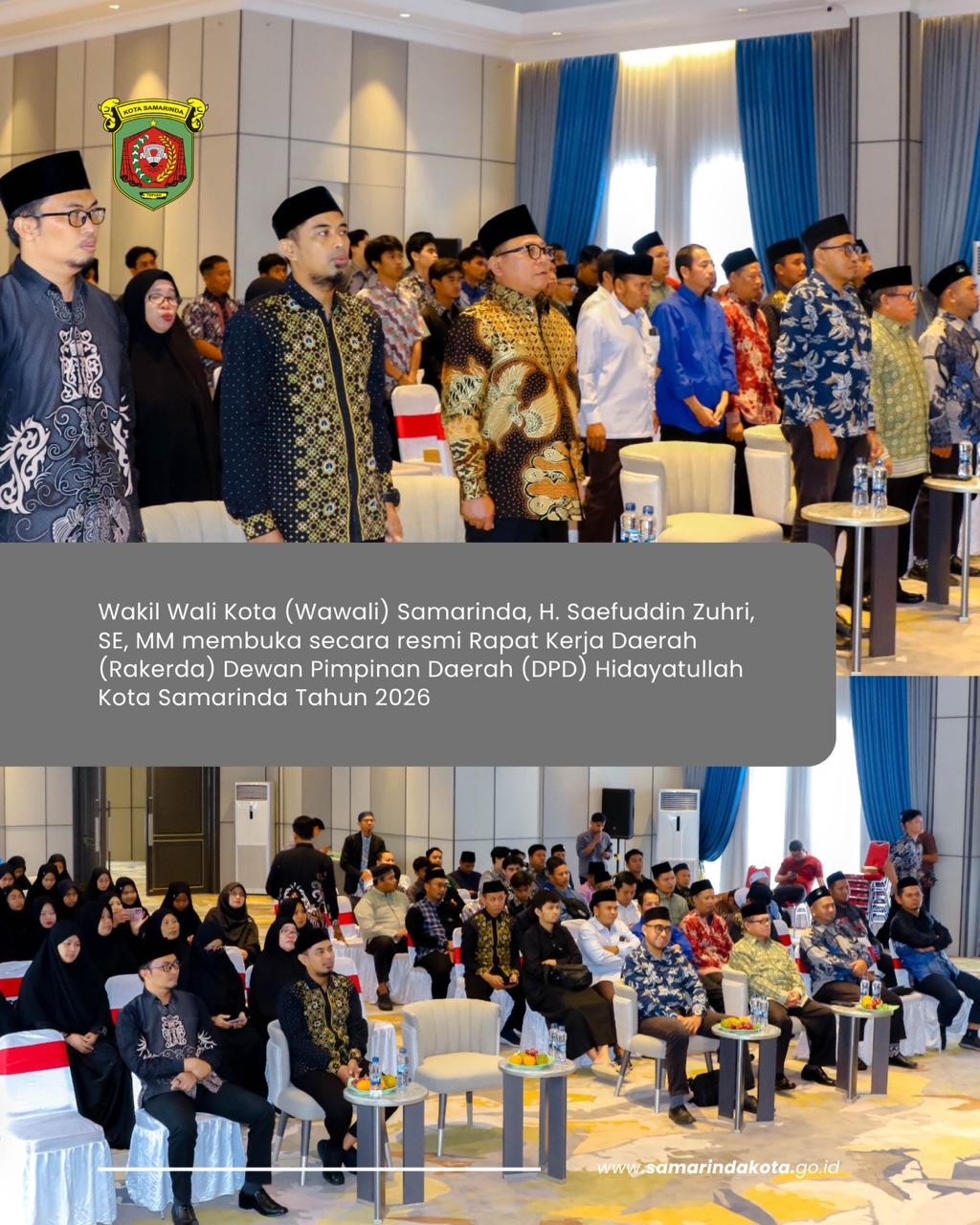 Buka Rakerda Hidayatullah, Wawali Samarinda Dorong Sinergi Bangun Peradaban