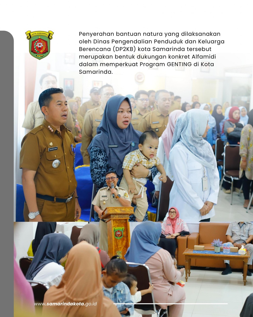 Mitra GENTING Salurkan Bantuan Natura di Palaran, Wawali Dorong Sinergi Tekan Stunting