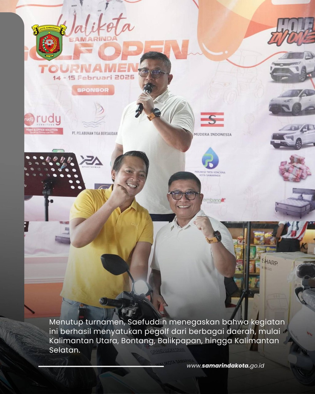 Hari Kedua Wali Kota Samarinda Golf Open 2026 Semarak, Silaturahmi Golfer Se-Kalimantan Kian Erat