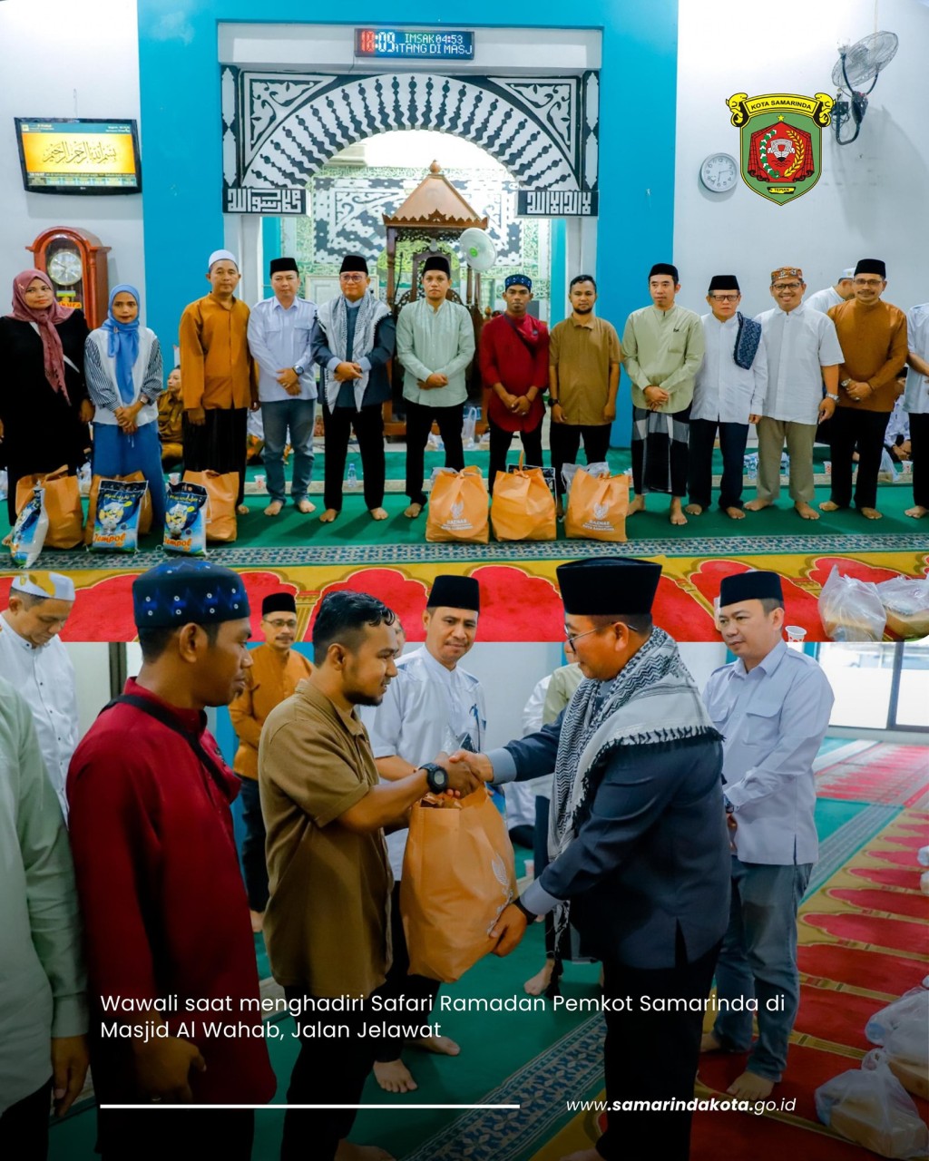 Safari Ramadan di Jelawat, Wawali Samarinda Sentil Sampah Sungai dan Singgung Renovasi Masjid