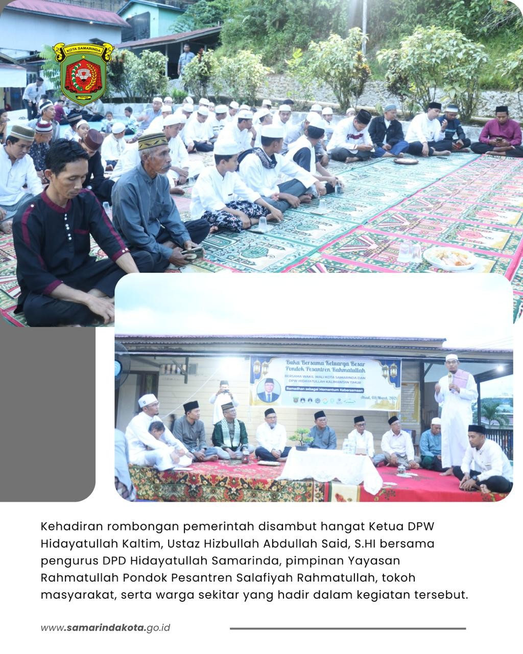 Safari Ramadan Pemkot Samarinda, Wawali Saefuddin Zuhri Sambangi Ponpes Rahmatullah
