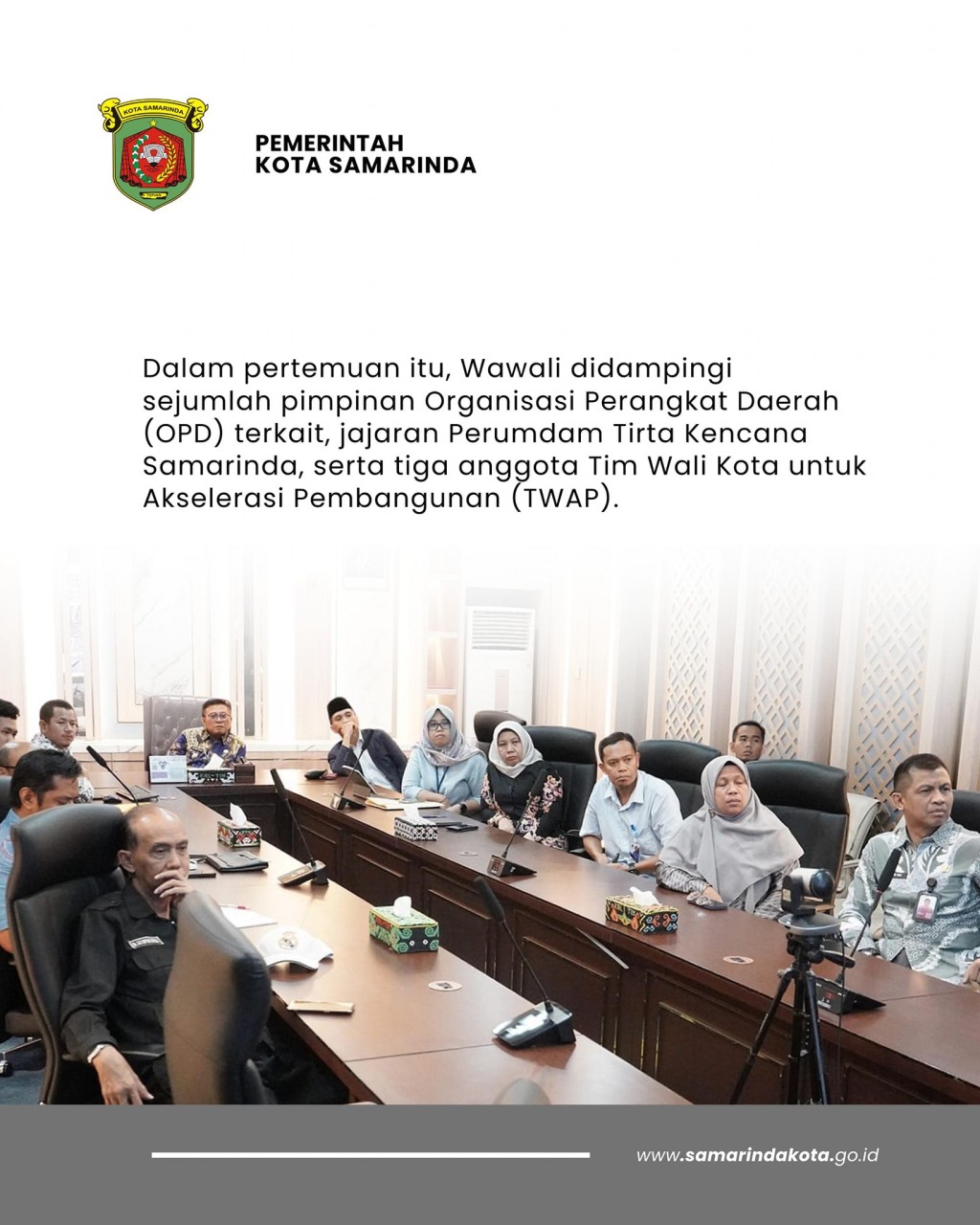 Wawali Terima Audiensi PT Anugerah Tirta Indonesia, Bahas Potensi Teknologi Air Bersih