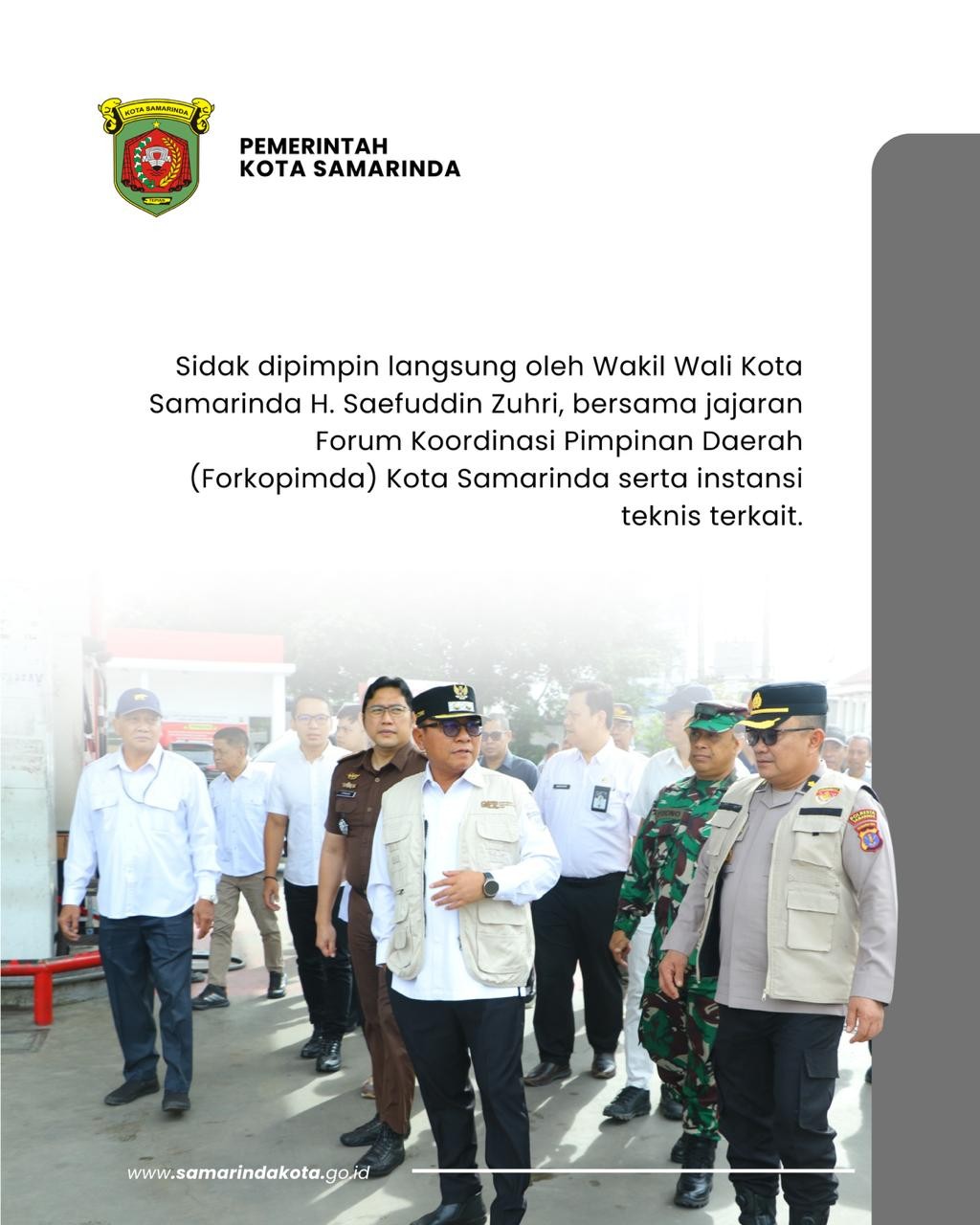 Jelang Idul Fitri 1447 H, Pemkot Samarinda Sidak Bapokting Pastikan Stok Aman dan Harga Stabil