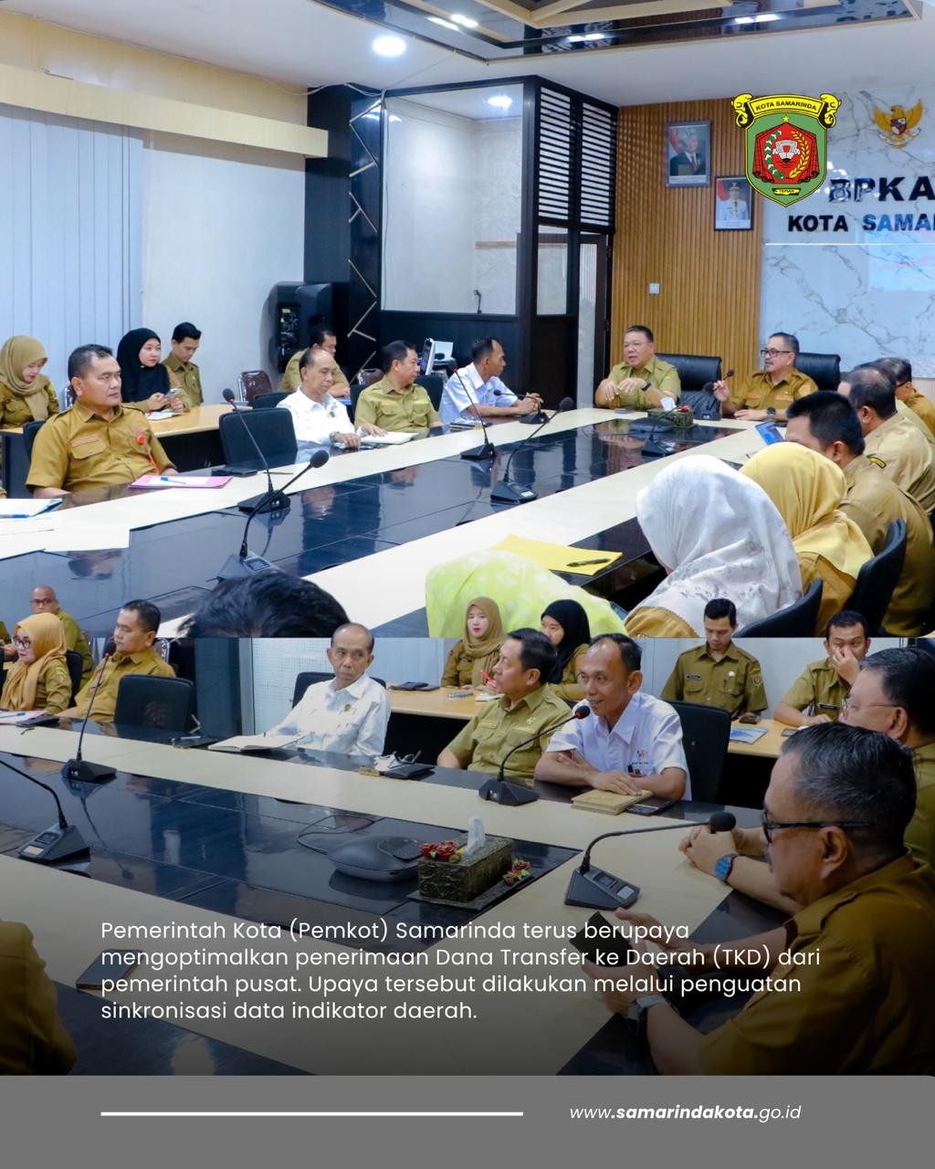 Pemkot Samarinda Sinkronkan Data untuk Optimalkan Dana Transfer Pusat