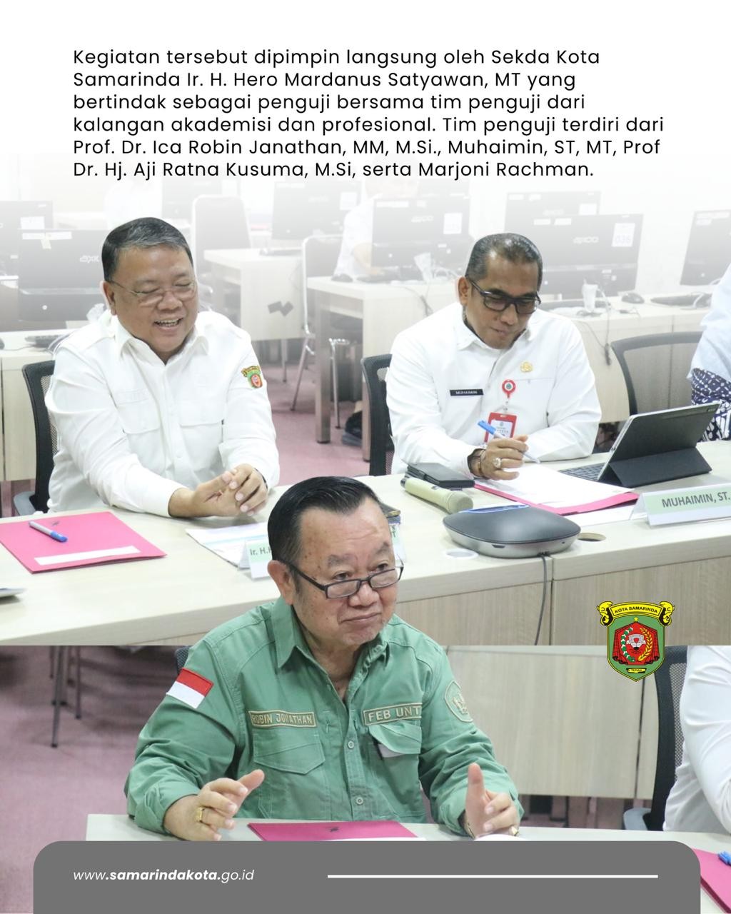 Pemkot Samarinda Uji Kapasitas Pejabat Kandidat Sekda