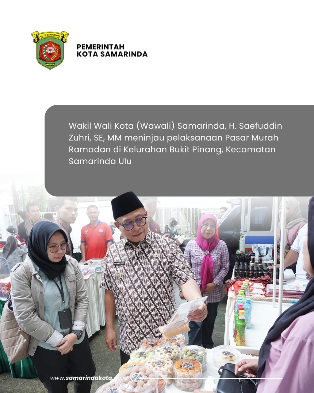 Pasar Murah Ramadan, Upaya Pemkot Samarinda Tekan Harga Kebutuhan Pokok