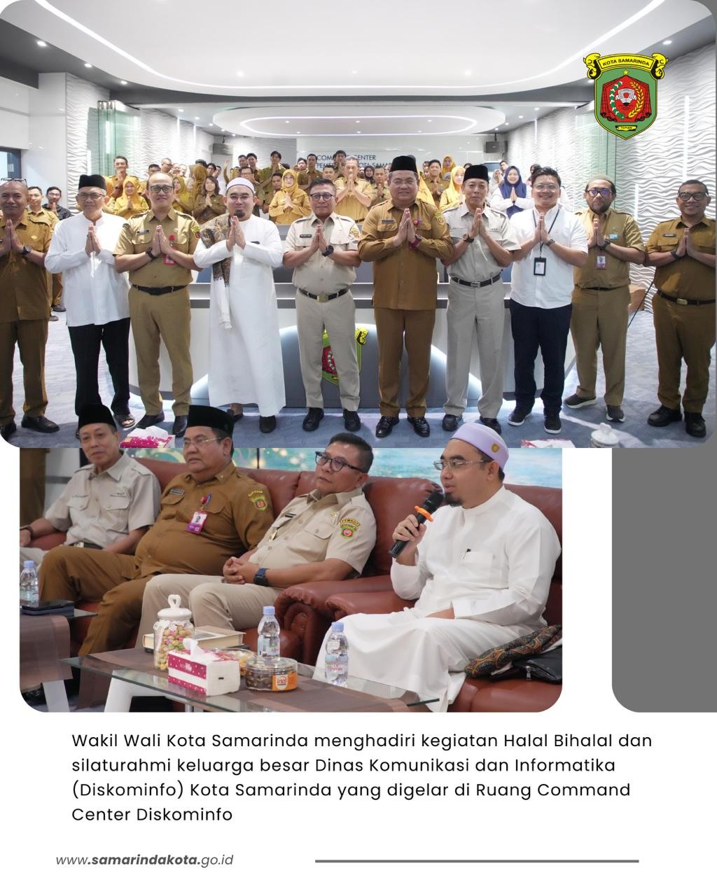 Halal Bihalal Diskominfo Samarinda Perkuat Sinergi dan Pelayanan Informasi