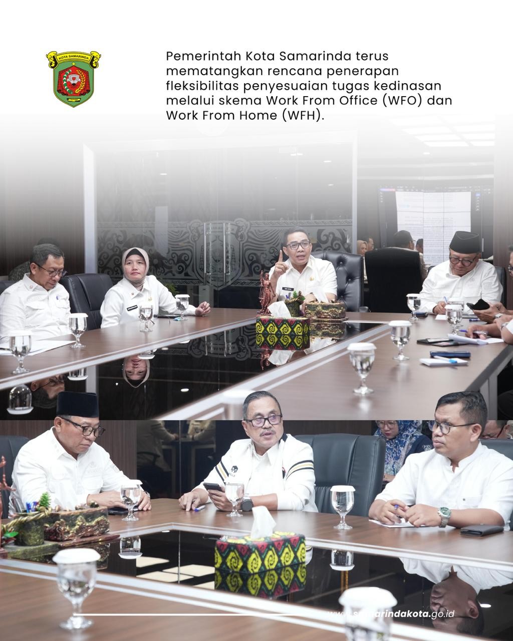 Pemkot Samarinda Matangkan Skema WFO-WFH, Efisiensi Energi Jadi Prioritas