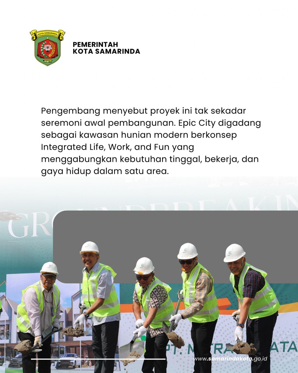 Epic City Mulai Dibangun, Wawali Samarinda Warning Soal Drainase dan Infrastruktur