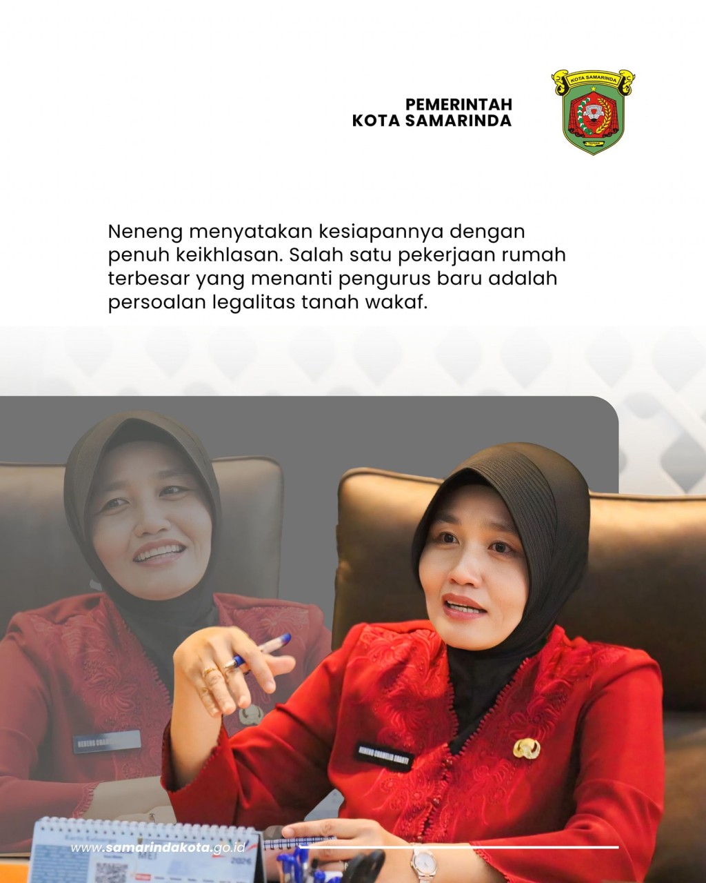 Memperkuat Sinergi, Sekda Neneng Chamelia Shanti Dipercaya Nakhodai Perwakilan Badan Wakaf Indonesia (BWI) Samarinda
